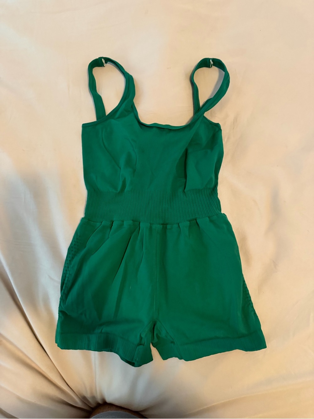 FP Movement by Free People Emerald Green Romper